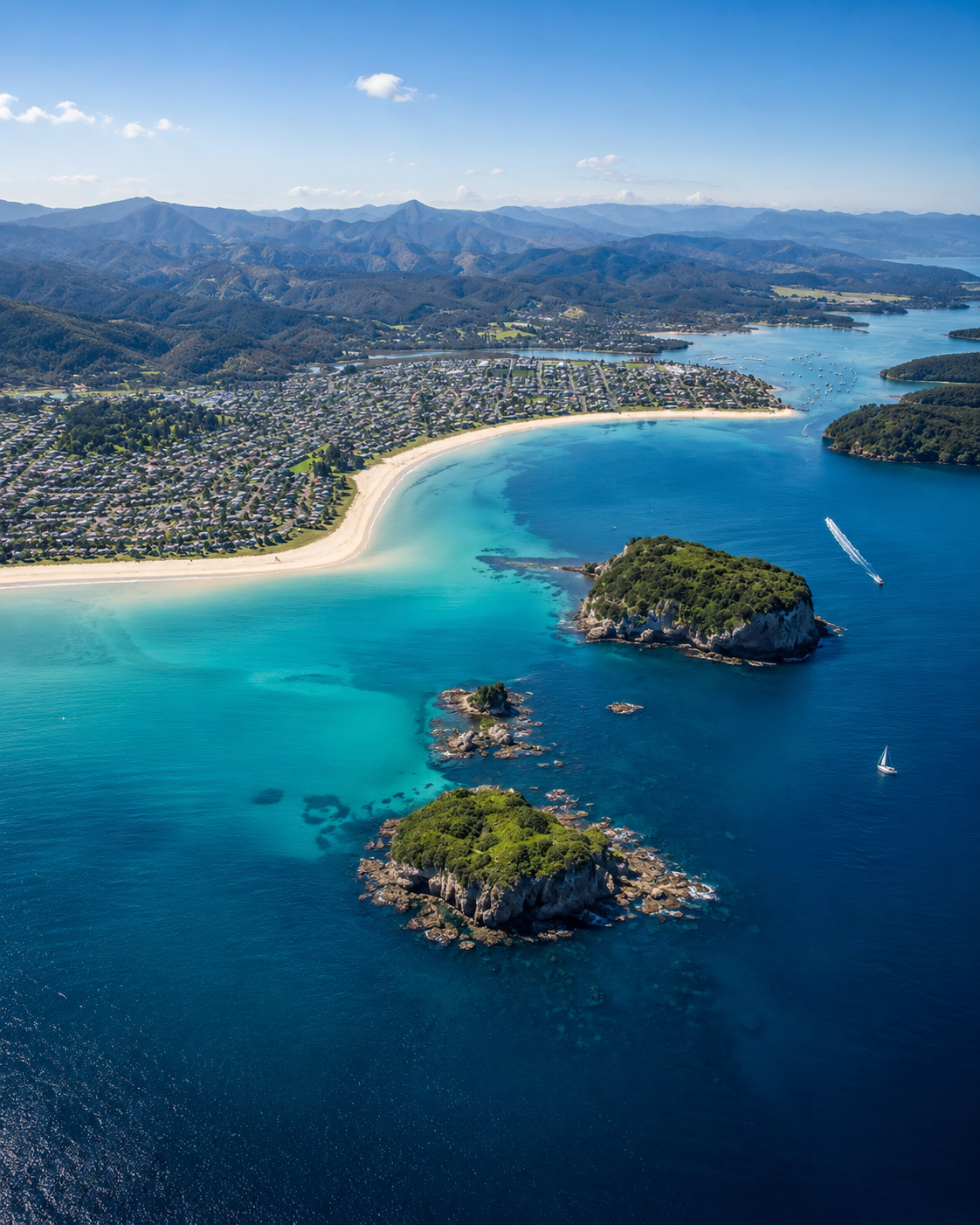 Whangamatā Harbour, one of the Coromandel's great boating destinations.